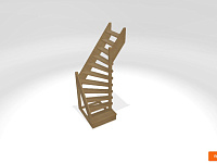 Новая функция на нашем сайте: 3D просмотр лестниц в вашем интерьере!
